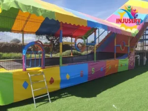 Cama Saltarina con resbaladera para exterior